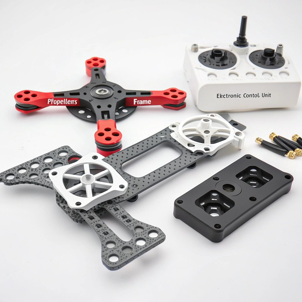 Drone parts by cnc machining